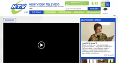 Desktop Screenshot of hegyvidektv.hu